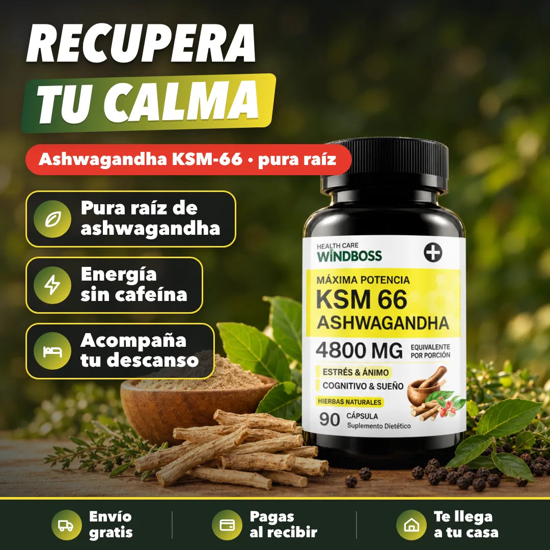 Recupera tu calma con KSM-66 🌿