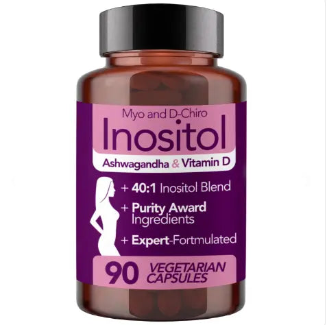 Inositol Myo + D-Chiro con Ashwagandha y Vitamina D