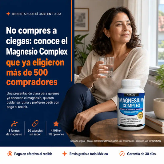 Suplemento Magnesio Complex Toplux 90 Cp