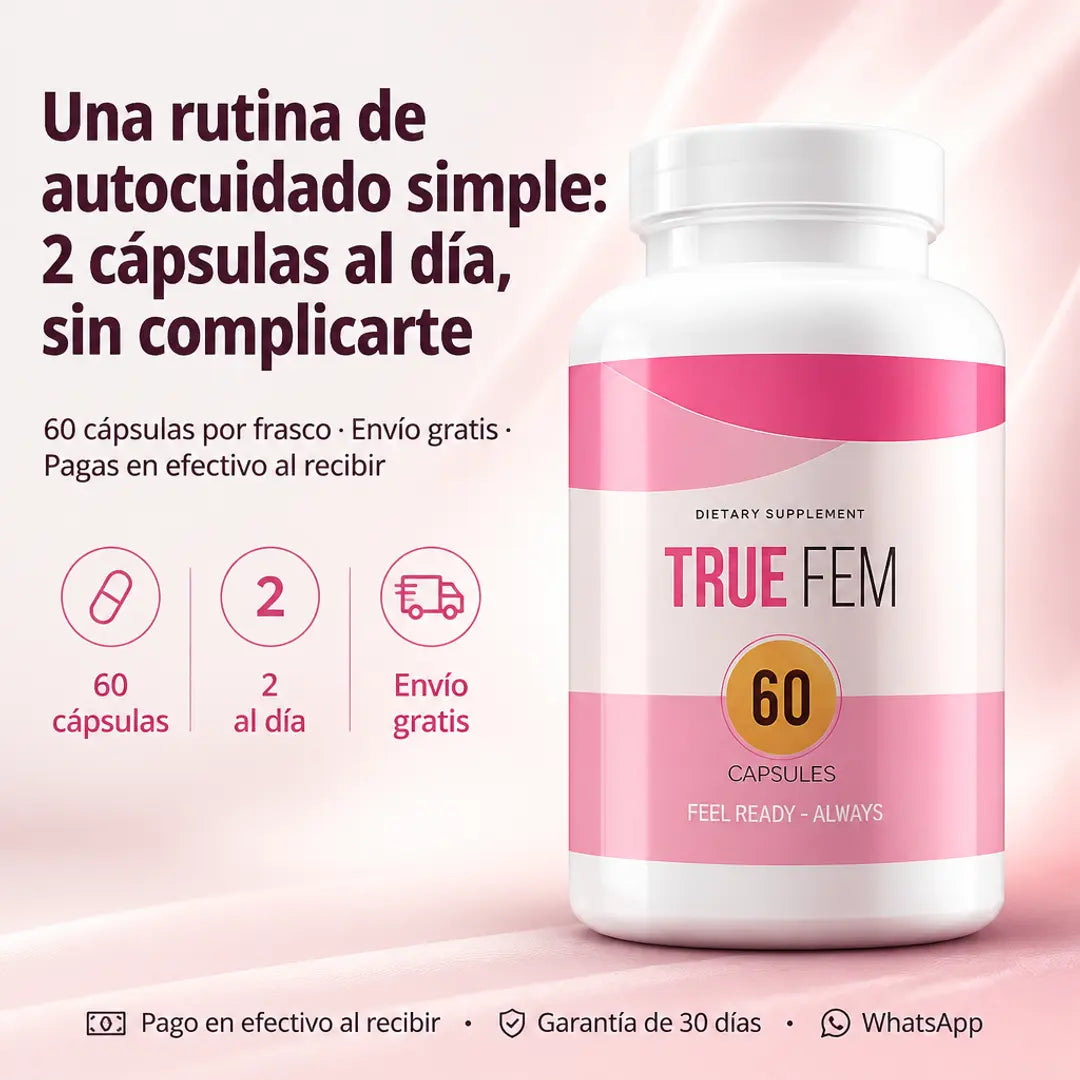 Suplemento True Fem Balance Mujer 60 Cap