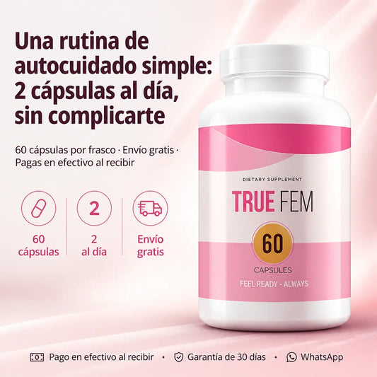 Suplemento True Fem Balance Mujer 60 Cap